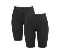 Lange Unterhose SLOGGI "Basic+", Herren, Gr. 52, schwarz, Obermaterial: 95% Baumwolle, 5% Elasthan, unifarben, figurbetont, Unterhosen Lange Unterhose, Spitzenbesatz, weiche Nähte, Baumwollmischung (2