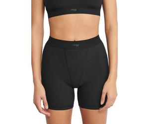 Lange Unterhose SLOGGI "EVER Ease", Damen, Gr. XS, schwarz, Single Jersey, Obermaterial: 82% Baumwolle, 18% Elasthan, unifarben, Unterhosen Lange Unterhose, temperaturausgleichend, weich, atmungsaktiv