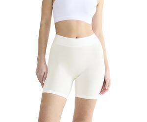 Lange Unterhose SLOGGI "FREE Evolve", Damen, Gr. 1, weiß (silk weiß), Single Jersey, Obermaterial: 90% Modal, 10% Elasthan, körpernah, Unterhosen Lange Unterhose, super weich, dehnfähig (70133942-1) s