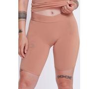 Lange Unterhose SLOGGI "GO Allround", Damen, Gr. 1, rosa (indian summer), Single Jersey, Obermaterial: 73% Modal, 18% Elasthan, 9% Polyamid, eng, Unterhosen, One Size, bequemer Piqué-Strick-Bund, weic
