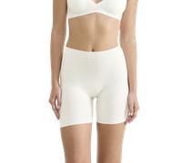 Lange Unterhose SLOGGI "ZERO Feel 2.0 Cyclist N", Damen, Gr. M, weiß (silk weiß), Single Jersey, Obermaterial: 76% Polyamid, 24% Elasthan, körpernah, Unterhosen Lange Unterhose, mit längerem Bein, hoc