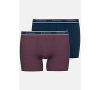 Lange Unterhose TOM TAILOR "Kentucky", Herren, Gr. 5M, rot (rot, dunkel, ringel), Obermaterial: 95% Baumwolle, 5% Elasthan, Unterhosen (64796855-5) rot, dunkel, ringel