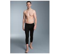Lange Unterhose TRIGEMA "TRIGEMA 3/4 Unterhose im Doppelpack", Herren, Gr. 10, 2 Stk., schwarz, 100% Baumwolle (Bio-Baumwolle kbA), Unterhosen Unterhose Unterwäsche Lange Unterhose Multipacks (175194-