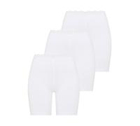 Lange Unterhose YSABEL MORA "BASIC COLLECTION COTTON WITH LACE", Herren, Gr. L, weiß, Obermaterial: 95% Baumwolle, 5% Elasthan, unifarben, eng, Unterhosen Lange Unterhose, angenehme Weichheit und Pass