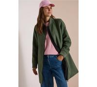 Wollmantel CECIL, Damen, Gr. XL (44), grün (shadow khaki), Stoff, Oberstoff: 72% Polyester, 25% Wolle, 3% Polyacryl. Futter: 100% Polyester, unifarben, comfort fit ca. Mitte Oberschenkel, Rundhals, Bü