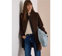 Wollmantel CECIL, Damen, Gr. S (38), braun (chocolate sauce braun), Stoff, Oberstoff: 72% Polyester, 25% Wolle, 3% Polyacryl. Futter: 100% Polyester, unifarben, comfort fit ca. Mitte Oberschenkel, Run