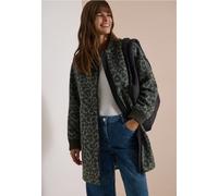 Langer Blouson mit Wollanteil