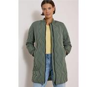 Steppmantel CECIL, Damen, Gr. 3XL (48), grün (shadow khaki), Stoff, Oberstoff: 100% Polyester. Füllung: 100% Polyester. Futter: 100% Polyester, unifarben, normal ca. Mitte Oberschenkel, hoch geschloss