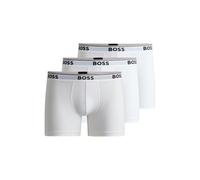Langer Boxer BOSS "Brief 3 PACK", Damen, Gr. M (50), schwarz (schwarz100), Jersey, Obermaterial: 95% Baumwolle, 5% Elasthan, unifarben, Unterhosen, mit farblich passendem Webbund (49096107-M) schwarz1