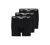 Langer Boxer BOSS, Herren, Gr. 5XL, schwarz, Obermaterial: 95% Baumwolle, 5% Elasthan, Unterhosen, mit Logo-Bund (60586437-5XL) schwarz