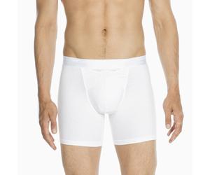 Langer Boxer HOM "HO1", Herren, Gr. L, weiß, Obermaterial: 65% Baumwolle, 22% Modal, 13% Elasthan, körpernah, Unterhosen, ultraweich, Cotton-Mix, elastisch, längeres Bein (60428924-L) weiß