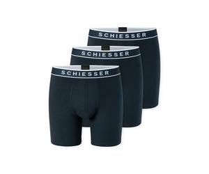 Langer Boxer SCHIESSER, Herren, Gr. 6, 804, nachtblau, Obermaterial: 95% Baumwolle, 5% Elasthan, Unterhosen (52815233-6) 804, nachtblau