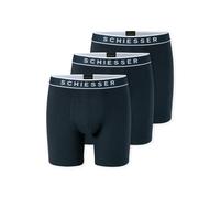Langer Boxer SCHIESSER, Herren, Gr. 7, 804, nachtblau, Obermaterial: 95% Baumwolle, 5% Elasthan, Unterhosen (52815233-7) 804, nachtblau