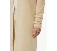 Langer Cardigan mit Rippstruktur beige 44