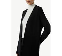 Langer Cardigan mit Rippstruktur schwarz 34