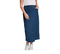Ulla Popken Damen Jeans-rock Rock, Dark Blue Denim, 58-60 EU
