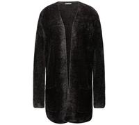 Langer Federgarn Cardigan Violett 40