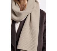 Schal STREET ONE, Damen, Gr. onesize, beige (soft sand meliert), Stoff, 75% Polyester, 22% Polyacryl, 3% Elasthan, unifarben, Modetücher Schal, Feinstrick (37182163-0) soft sand meliert