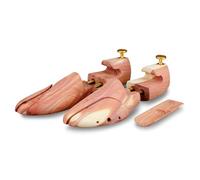 Langer & Messmer Schuhspanner aus Zedernholz für Herren und Damen inkl. Reiseschuhlöffel aus Zedernholz, Größe 34 bis 50, das Original! 36/37 1 Paar
