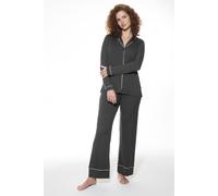 Langer Pyjama Serie Pure Chic Thunder Grey grau XL