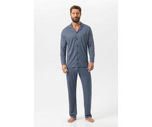 Langer Pyjama Serie Scooter Venture Marine blau M