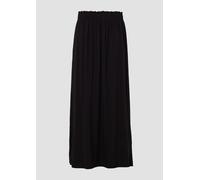 Langer Rock aus Viskose 38 schwarz 2162965.9999.38