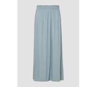 Q/S designed by - Langer Rock aus Viskose blau - Gr. - 42