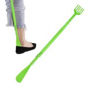 Langer Schuhlöffel-Rückenkratzer | Rückenkratzer Krallenstiefeleinlagen Hörner, Schuhlöffel mit langem Griff, Stiefeleinlagen für einfaches Tragen, Schuhlöffel zur Linderung von Juckreiz, Männer und