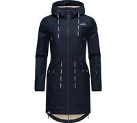 Langer Softshell-Mantel mit Kapuze "Racquellee" Navy M