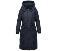 Langer Steppmantel mit Kapuze "Ayumii" Navy S