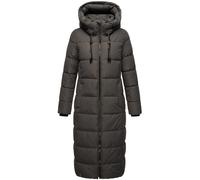 Langer Steppmantel "Nadeshikoo XVI" Anthracite S