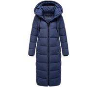 Winterjacke MARIKOO "Nadeshikoo XIV", Damen, Gr. S, blau violet, Obermaterial: 100% Polyester; Innenmaterial: 100% Polyester; Fütterung & Wattierung: 100% Polyester, Jacken, extra langer Winter Mantel