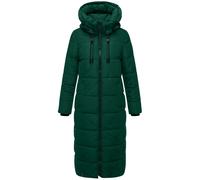 Damen Winterjacke Steppmantel lang gesteppter Mantel Winter Parka Jacke warm B985 [B985-Nadeshik-Evergreen-Gr.S]