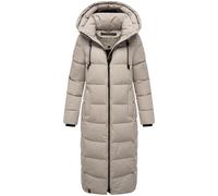 Langer Steppmantel "Nadeshikoo XVI" Light Taupe S