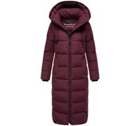 Langer Steppmantel "Nadeshikoo XVI" Wine XS