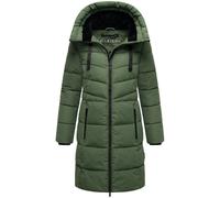 Langer Steppmantel "Natsukoo XVI" Pine Olive XXXL