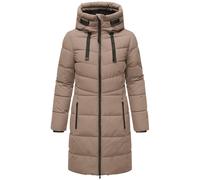 Langer Steppmantel "Natsukoo XVI" Taupe Grey M