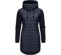 Langer Steppmantel Übergang "Lucinda Long II" Navy24 XXXL