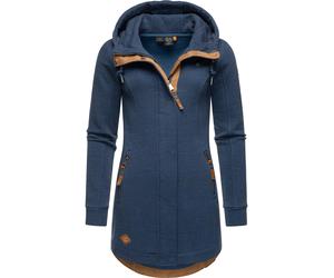 Langer Sweat-Übergangsmantel mit Kapuze "Letty Intl." Navy23 M