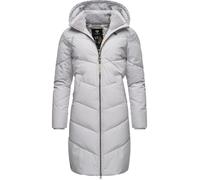 Ragwear Wintermantel »Rebelka« stylischer Winterparka mit abnehmbarer Kapuze, hellgrau