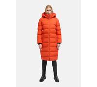 Marikoo Damen Wintermantel Harukaa - lang, gesteppt & mit abnehmbarer Kapuze XL
