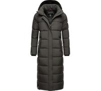 Navahoo Steppmantel »Isalie« zeitloser Winterparka mit abnehmbarer Kapuze, anthrazit