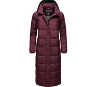 Langer Winter Steppmantel "Isalie" Wine XS
