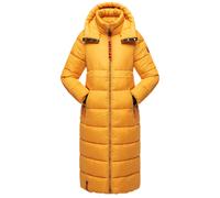 Steppmantel NAVAHOO "Kristallblume", Damen, Gr. XS (34), gelb, Obermaterial: 100% Polyester, Futter: 100% Polyester, Wattierung: 100% Polyester, modisch, lässig geschnitten ca. Mitte Wade, hoch geschl