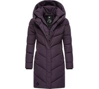 Steppmantel RAGWEAR "Natalka", Damen, Gr. XXL (44), lila (pflaume), Außenmaterial: 100% Polyester. Innenfutter: 100% Polyester. Wattierung: 100% Polyester, tailliert ca. Mitte Oberschenkel, Ärmel ohne