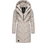 Langer Winter Steppmantel mit Kapuze "Natalka" Zinc24 XL