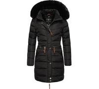 Steppmantel NAVAHOO "Paula" Gr. XL (42), blau (dark) Damen Mäntel Wintermäntel stylischer Winter Parka m. edlem Fellimitat (16408527-XL)