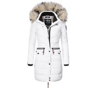 Steppmantel NAVAHOO "Paula" Gr. S (36), weiß Damen Mäntel Übergangsmäntel stylischer Winter Parka m. edlem Fellimitat (71924318-S)