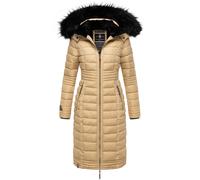 Wintermantel NAVAHOO "Umay", Damen, Gr. XL (42), beige (sand), Oberstoff: 100% Polyester, Futter: 100% Polyester, Wattierung: 100% Polyester, Ärmelfutter: 100% Polyester, Kunstpelz: 90% Polyacryl, 10%