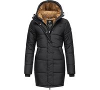 Steppmantel RAGWEAR "Relive Long Remake", Damen, Gr. M (38), schwarz, Obermaterial: 100% Polyester (recycelt), Innenfutter: 100% Polyester (recycelt), Wattierung: 100% Polyester, casual, gerade ca. Mi